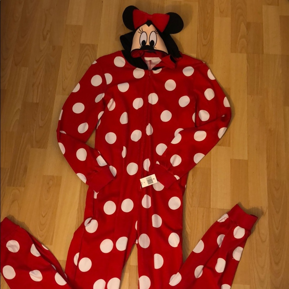 Women’s Minnie Mouse Hooded Onesie
